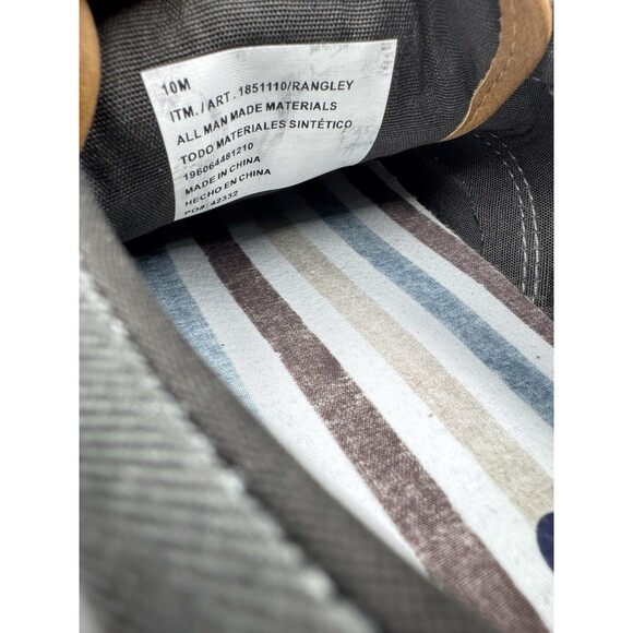 Izod Men's Rangley Canvas Memory Foam Gray Lace Up Sneaker Shoes Size 10 New - Picture 13 of 16